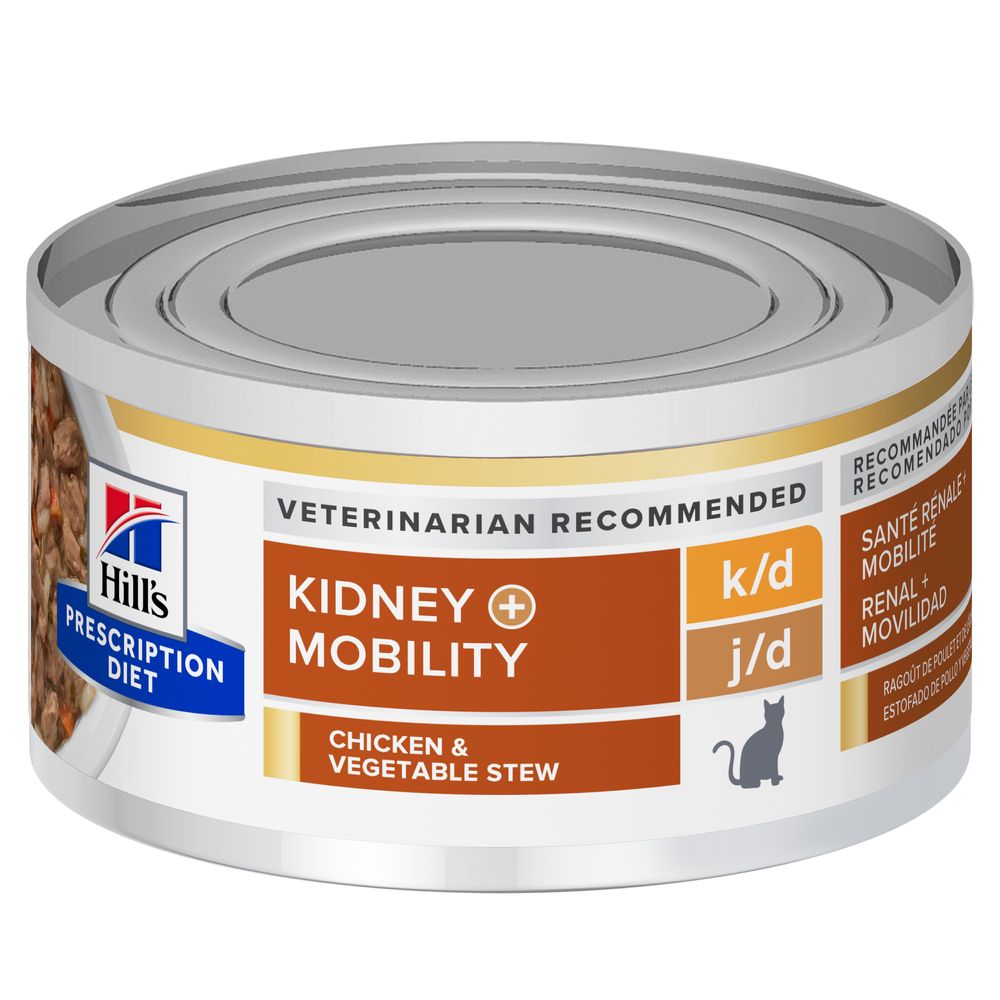 k/d + j/d Kidney + Mobility Cat Food