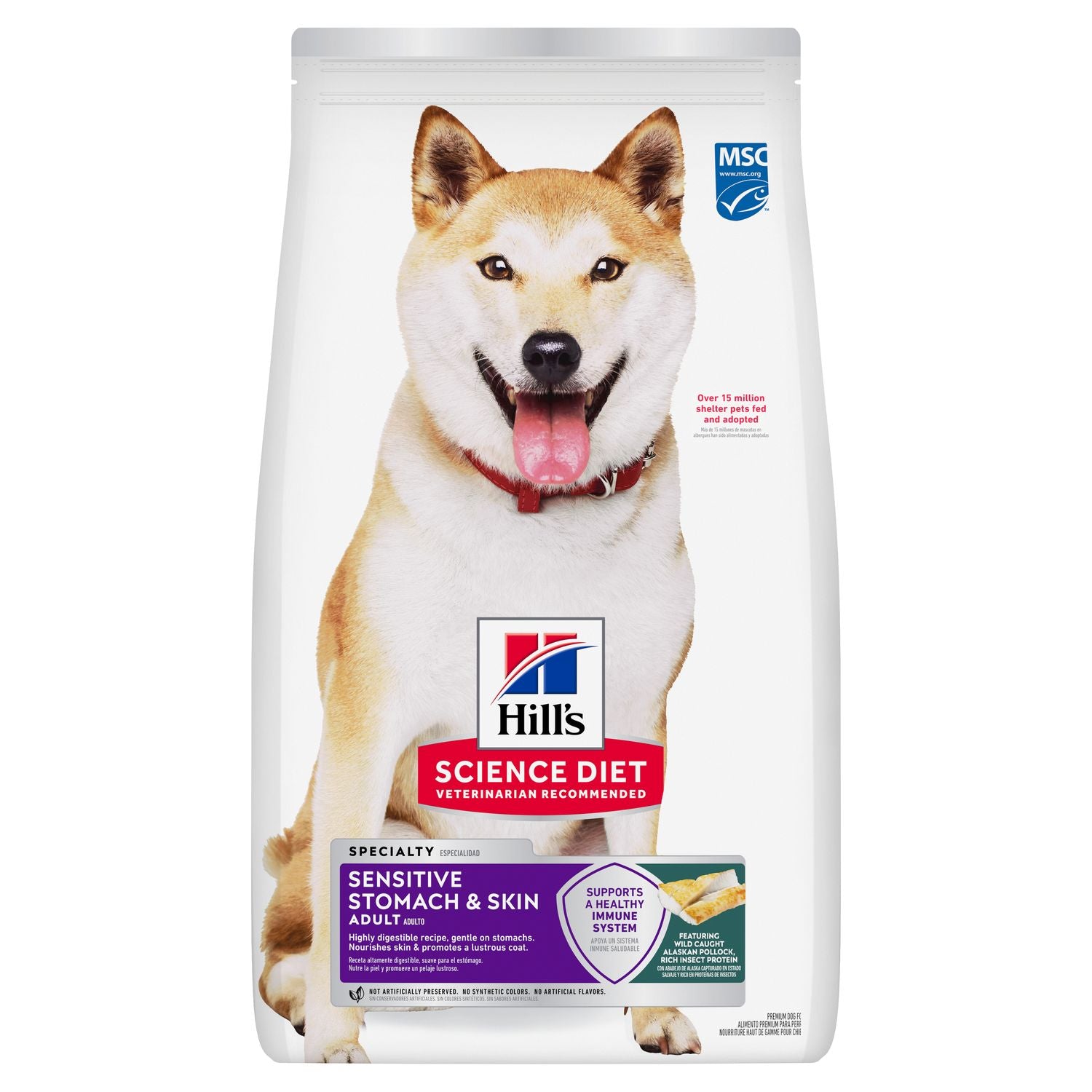 Hill's Science Diet Sensitive Stomach & Skin Pollock Meal & Insect Recipe Dog Food